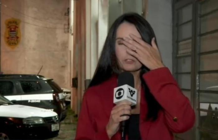 Globo affiliate reporter gets sick and faints live