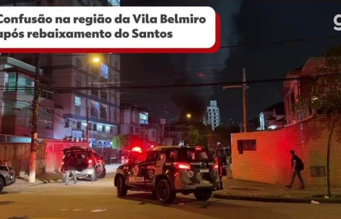 Buses and vehicles are set on fire after Santos is relegated in the Brazilian Championship | Santos and Region