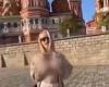 Russia launches manhunt for model who posed topless in front of Moscow church