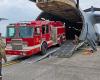 Giant US C-5 Galaxy plane takes fire trucks to Paraguay