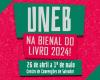 UNEB will participate in the Bahia 2024 Book Biennial, in Salvador: from 26/04 to 01/05