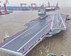 Giant Chinese aircraft carrier Fujian begins sea trials