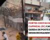 VIDEO: House is ‘swallowed’ by crater, pole falls and causes short circuit during rain in Capinzal | Santa Catarina