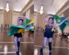 Madonna dances with the Brazilian flag and calls out: ‘Are you ready?’