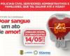 Tocantins Civil Police and Hemocentro carry out blood donation campaign