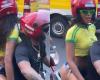 Anitta rides a motorcycle with super low-cut shorts in a favela in Rio de Janeiro